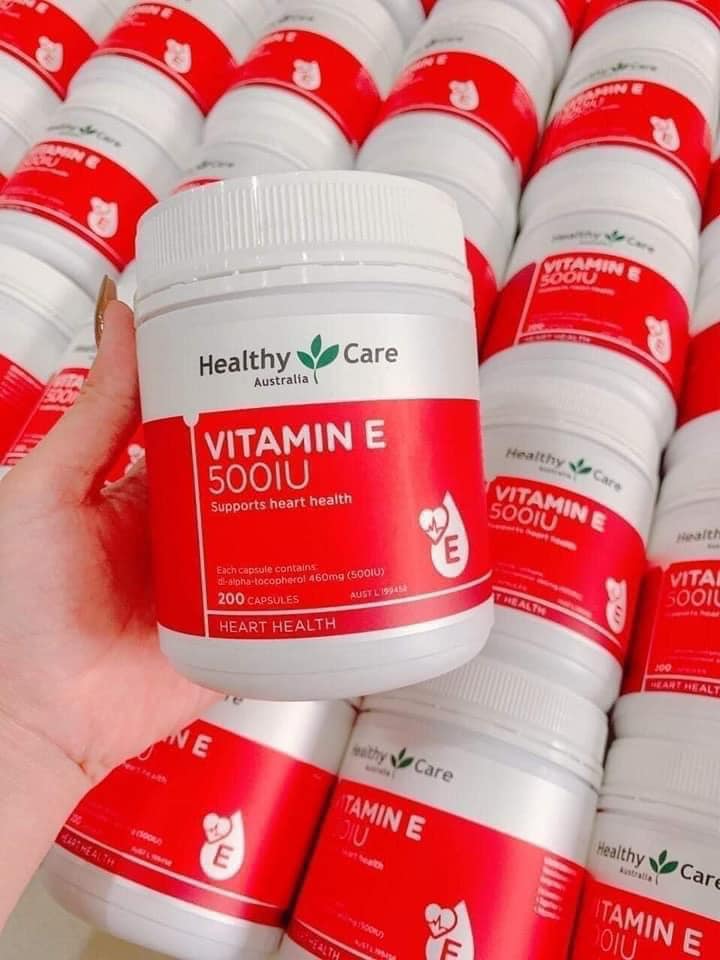 Vitamin E Healthy Care 500IU ngày uống mấy viên