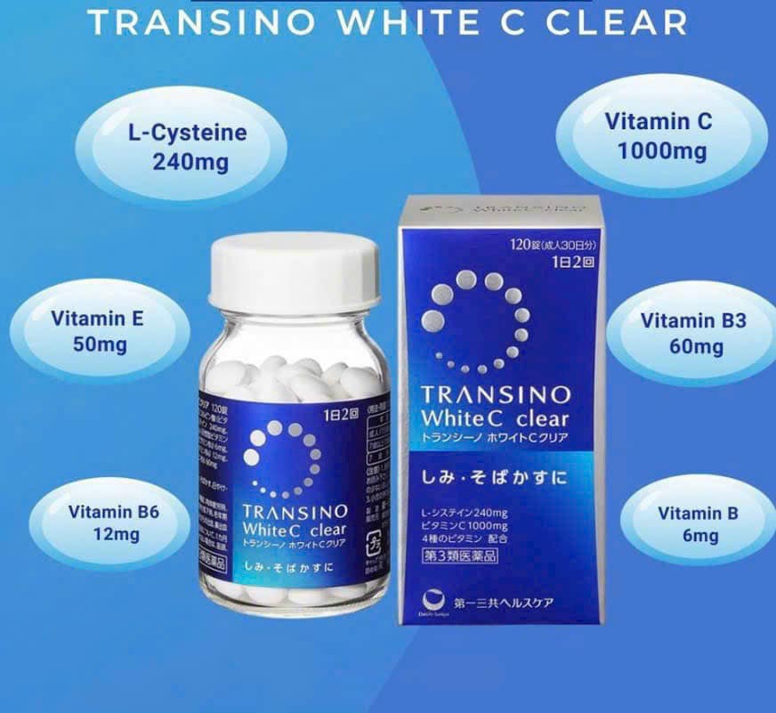 Mua viên trắng da Transino White C Clear ở đâu chính hãng