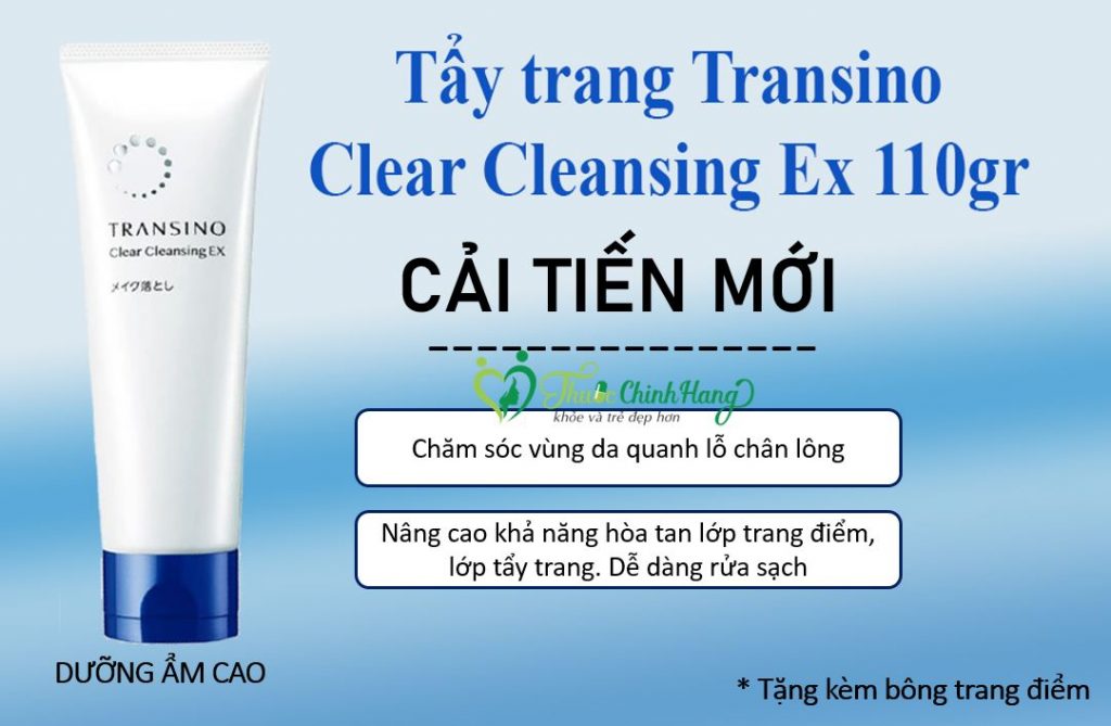 Transino Clear Cleansing Ex 110gr mẫu mới