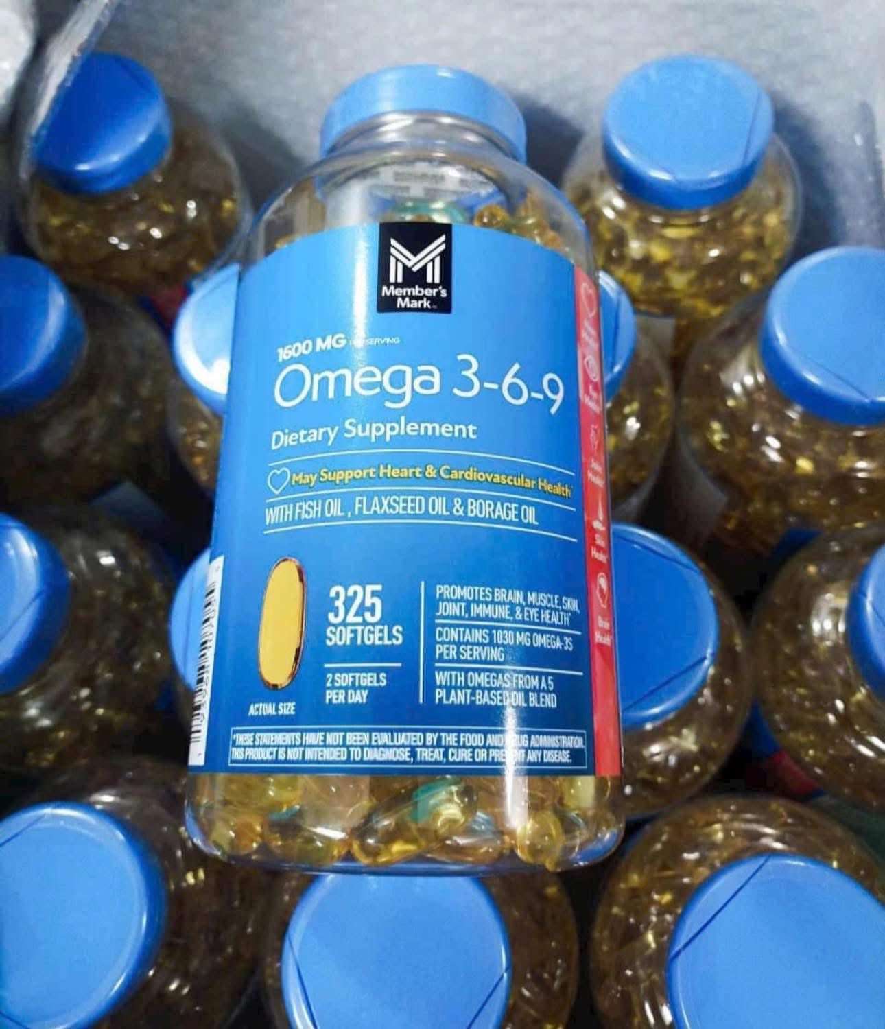 Cách uống Omega 3-6-9 của Mỹ